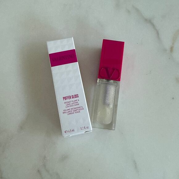 Valentino Other - Valentino Puffer Lip Plumping Gloss 6.5ml 0.2 fl oz Shade 00R Dazzling Mermaid